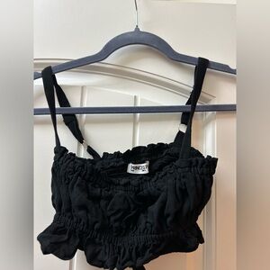 Black Princess Polly top and shorts